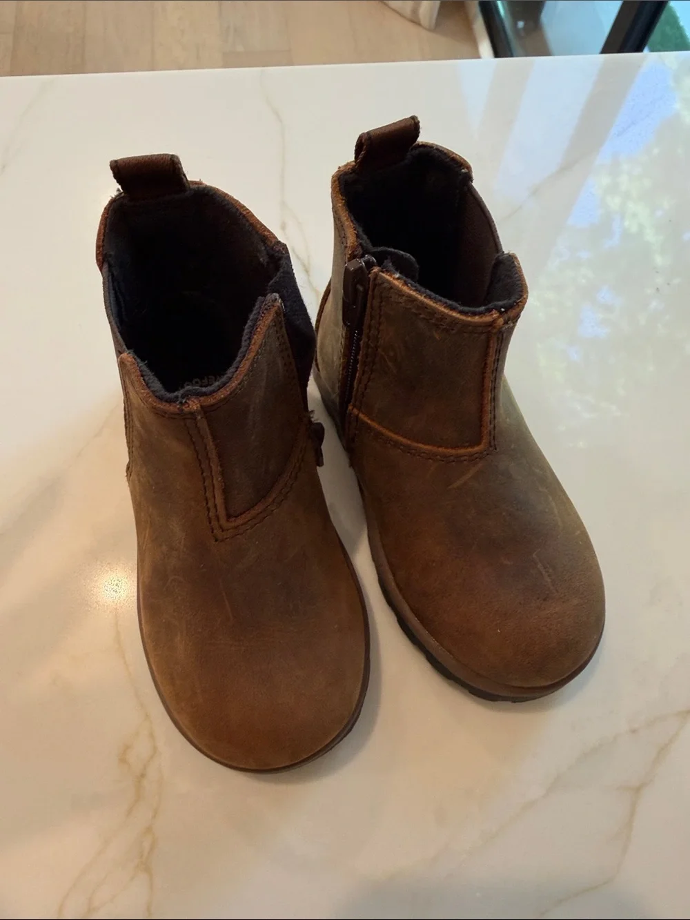 Zara Kids Brown Chelsea Boots Toddler 5 1/2